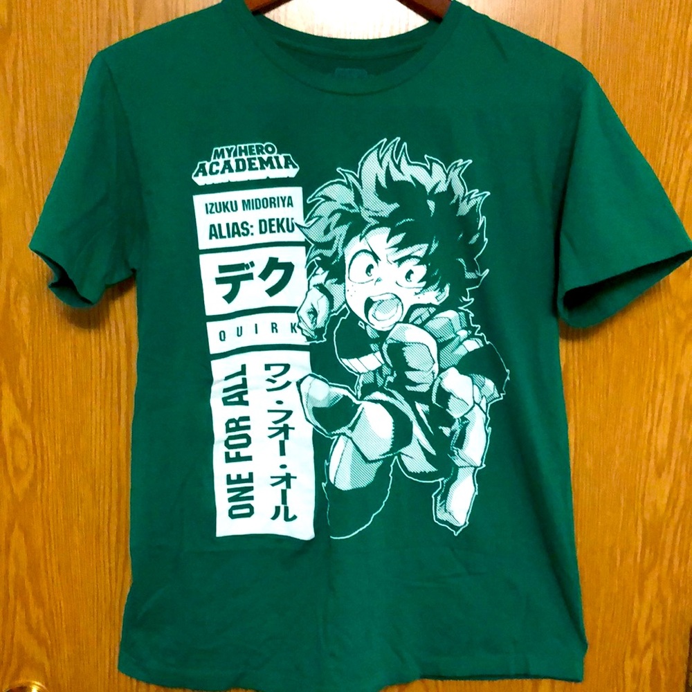 My Hero Academia Izuku one for all t-shirt size Large